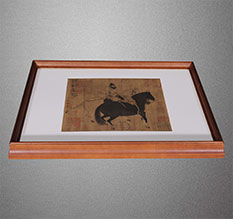 陈巴尔虎书画装裱配框服务案例