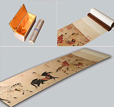 陈巴尔虎馆藏书画复制博物馆书画复制服务